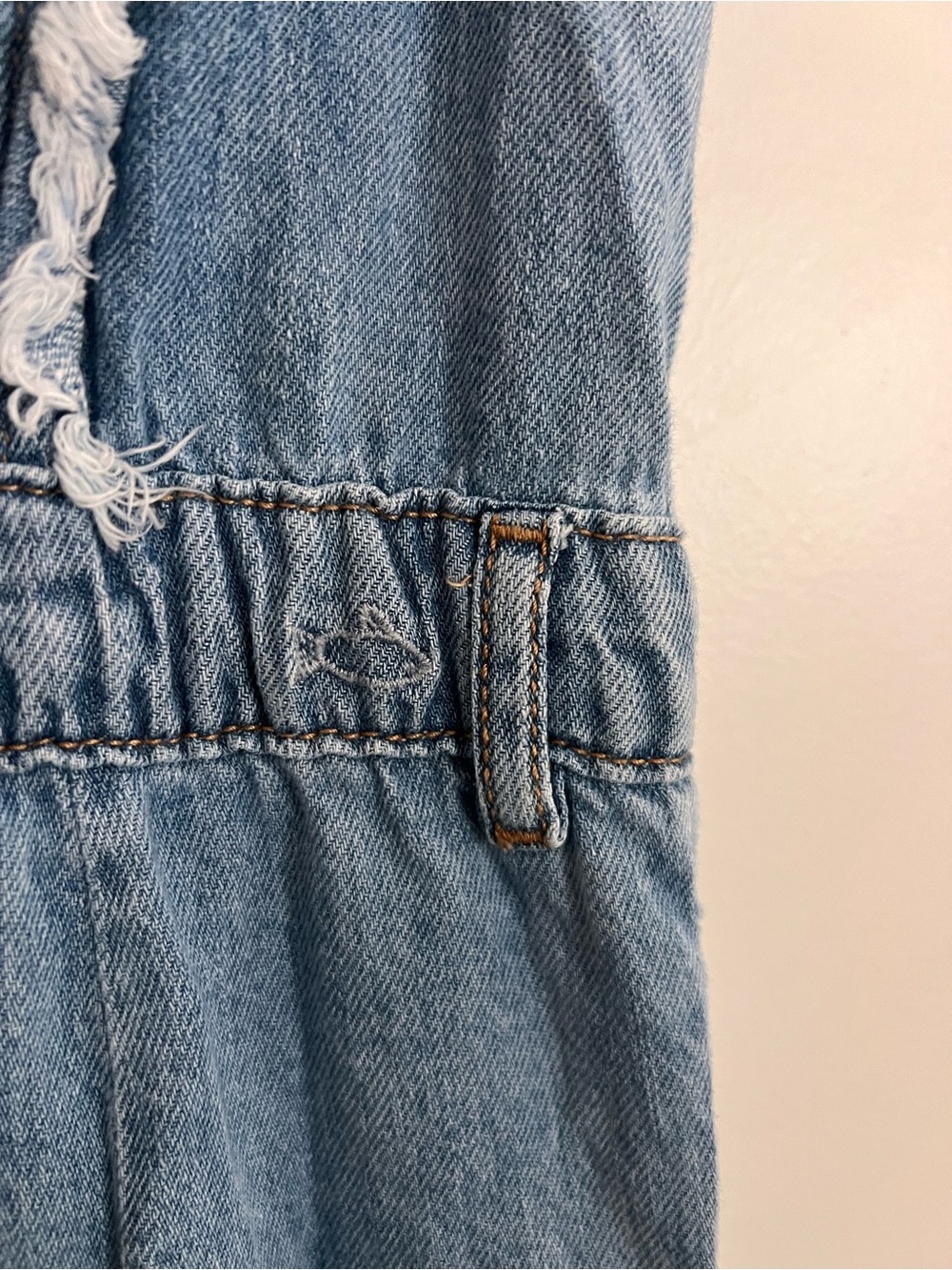 Zara Light Blue Denim Jumpsuit - Picture 8 of 8